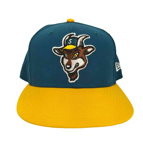 シュプリーム Supreme 22SS GOAT New Era Dark Tealキャップ メンズ  7 8/5